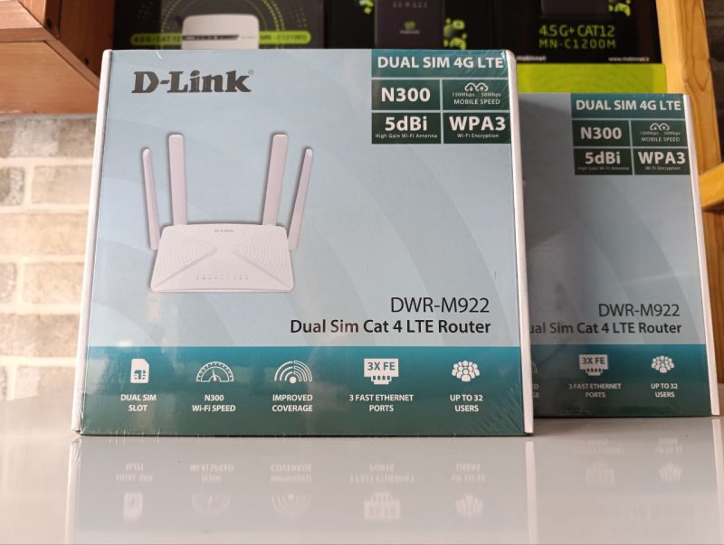 مودم دو سیم کارته 4G LTE دی لینک مدل D-Link DWR-M922