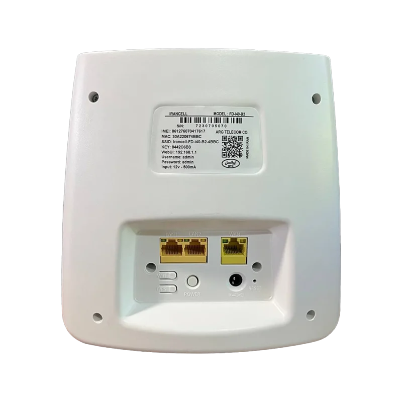 مودم3G/4G ایرانسل مدل FD-i40 B2 آنلاک بهمراه سیم کارت تک نت (بستر همراه اول)
