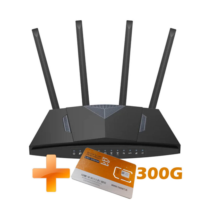 مودم 960 دیلینک بهمراه سیم کارت تک نت