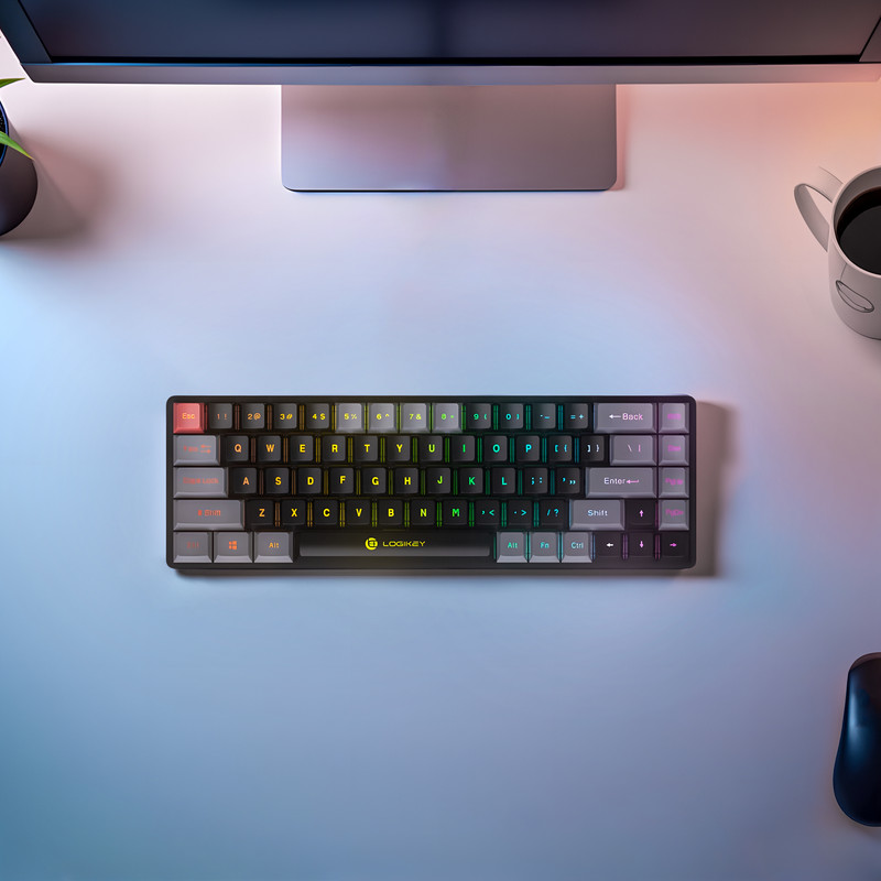 کیبورد گیمینگ لاجیکی مدل K410B