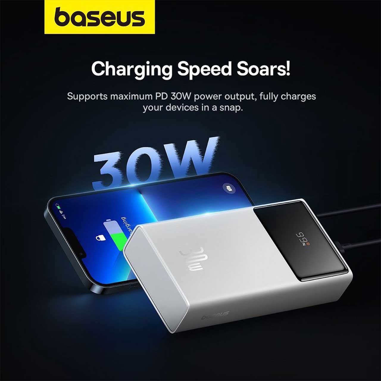 پاوربانک 30 وات 10000mAh باسئوس Baseus STAR LORD P10022907213-00